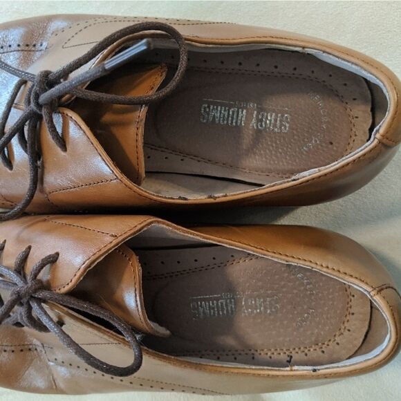 Stacy Adams Ballard Plain Toe Oxford in Tan sz 10 main image 7